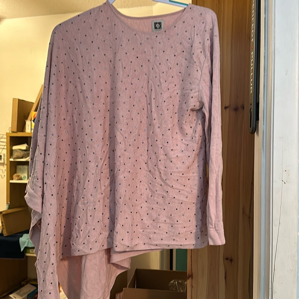 Anne Klein half poncho half long sleeve